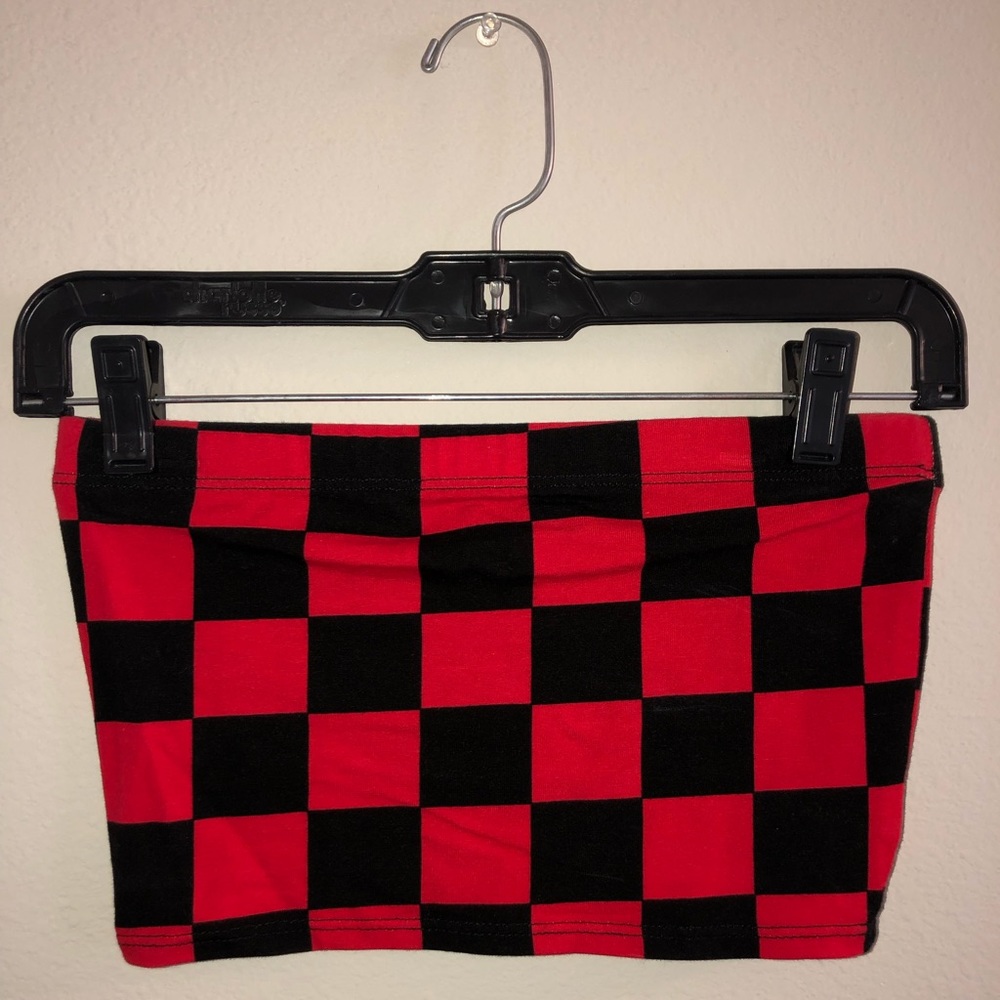 CHECKERED BANDEAU